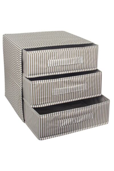 ALAS Hueva Home 3 Gözlü-bölmeli Çekmece-çok Amaçlı Çekmece 32x32x32 C