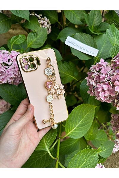 Aksesuarda Moda حافظة متوافقة مع هاتف اوبو رينو 4 لايت مصنوعة من حجر الزهور و...