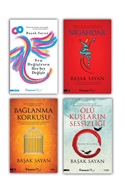 Karakarga Yayınları Sen Değişirsen Her Şey Değişir-nigahdar-ölü Kuşların Sessizliği-bağlanma Korkusu-başak Sayan 4 Kitap
