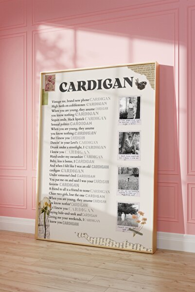 Vinca Prints Taylor Swift Poster Cardigan Poster Taylor Swift Estetik Poster