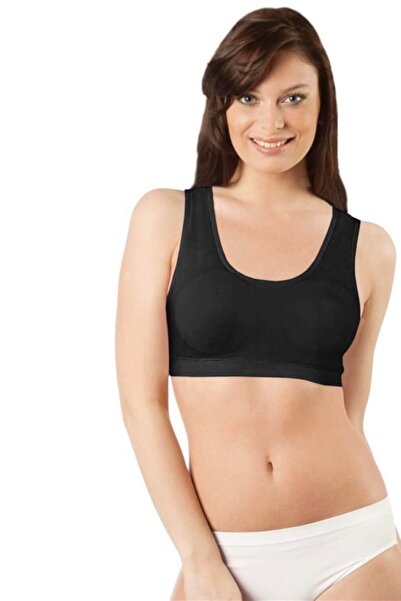 Elite Life Жіночий чорний бюстгальтер на бретельках з мікропідтримкою