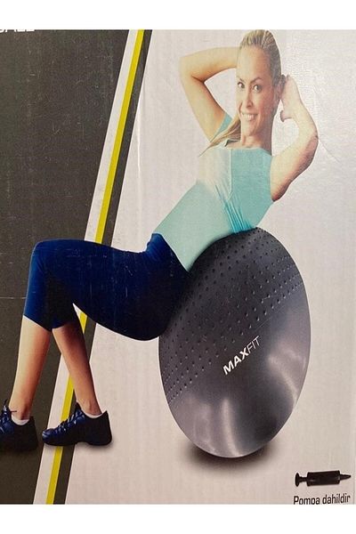 MAXFIT Maxfit Textured Plastes Ball Gray