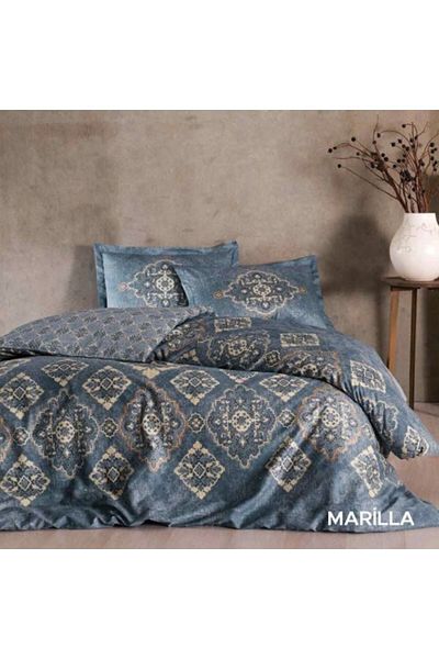 Taç Set cuvertură dublu din satin de bumbac Marilla