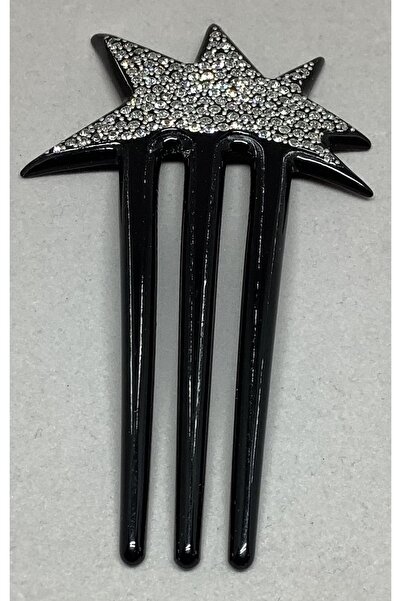 Noemi Fransiz  Mıhlama Taşlı Topuz Tarağı