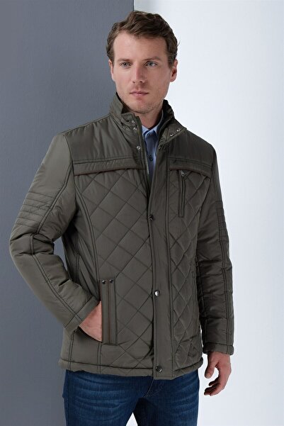 Dewberry Men's Khaki Coat -1040001M8616