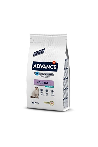 Advance Cat Sterilized Hairball Hindili Kısır Kedi Maması 1,5 Kg