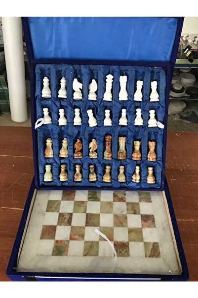 OASİSPORSELEN Mermer Satranç Takımı
