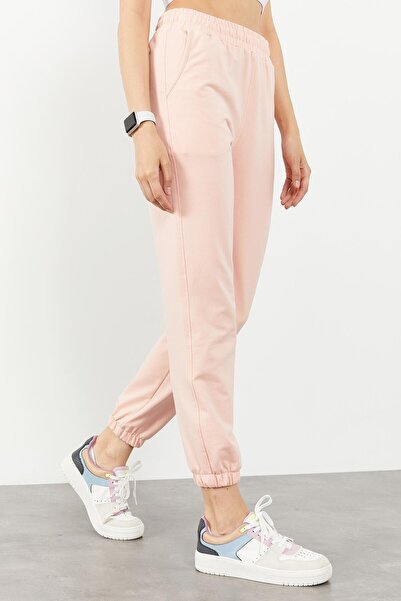 Tight Lady Γυναικεία ροζ ελαστικά πόδια κλασική αθλητική φόρμα κάτω