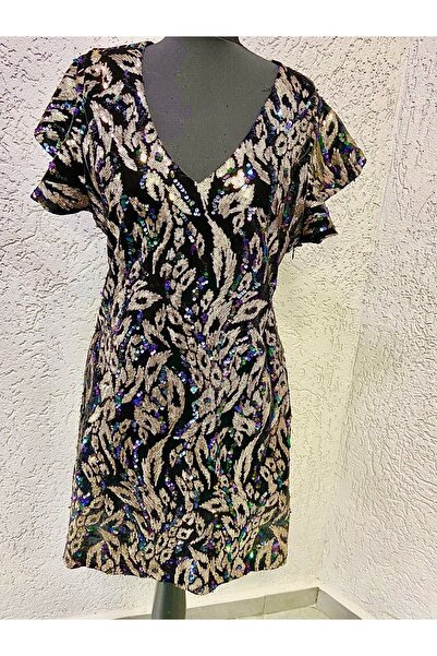 SOLGUN Kahverengi Elbise