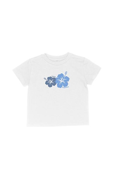 Jose Clothing ΓΥΝΑΙΚΕΙΟ ΚΟΝΤΟΜΑΝΙΚΙ ΛΕΥΚΟ ΤΥΠΩΜΕΝΟ CROP TOP BLUZ