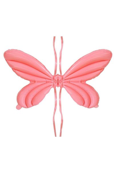 Patladı Gitti Large Size Pink Butterfly Wing Foil Balloon