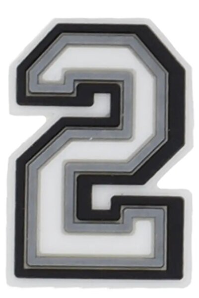 Crocs Terlik Süsü Rakamlar 2-jibbitz -charm-anahtarlık-bileklik Takıları