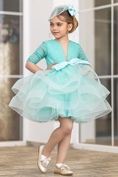 Turquoise kids dress discount