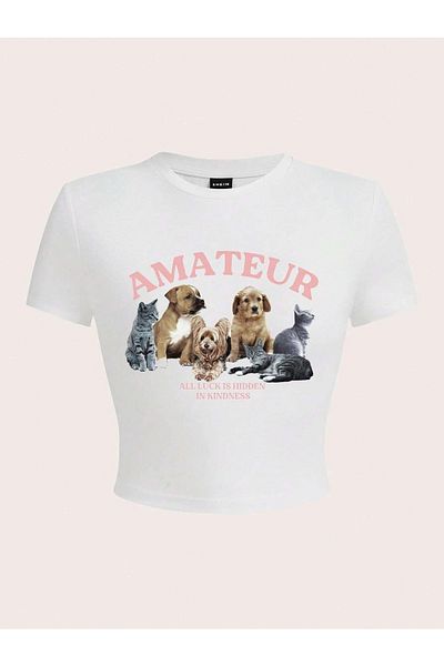 Jose Clothing ΓΥΝΑΙΚΕΙΑ ΛΕΥΚΗ ΕΚΠΤΩΜΕΝΗ ΣΩΜΑ ΚΟΝΤΟΜΑΝΙΚΗ CROP ΜΠΛΟΥΖΑ