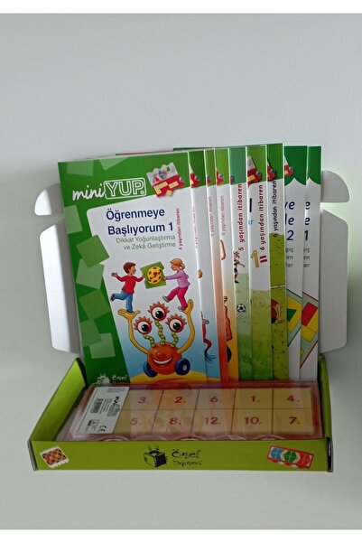 Önel Yayıncılık Miniyup 4-6 Yaş Okul Öncesi Eğitim Seti - (9 Kitap + 1 Kontro...