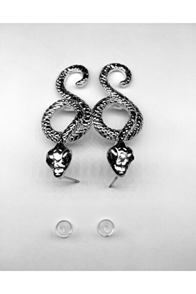 oldskoolbutik أقراط الثعبان اللامعة