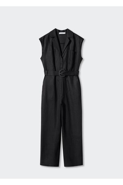 MANGO Woman Kemerli Keten Tulum