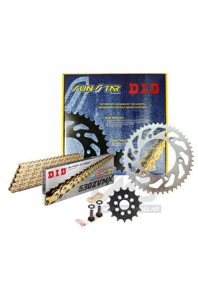 D.I.D Did Zvm-x-Sunstar 1992-1995 Honda CBR 900 RR Uyumlu Zincir Dişli Set Gold (Sarı) Renk