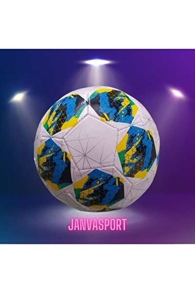 Janva Dikişli Futbol Topu Maç Ve Antreman Topu 5 Numara Genç Ve Yetişkin Halı...