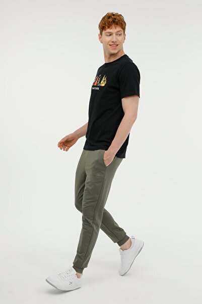 Kinetix M-SN226 BSC JG 3FX Khaki Men's Sweatpants