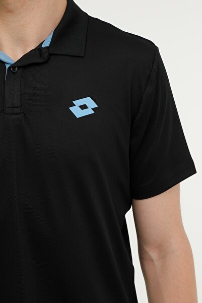 Lotto M-SN953 STWRT PL T-SH 3FX Μαύρο ανδρικό κοντομάνικο μπλουζάκι