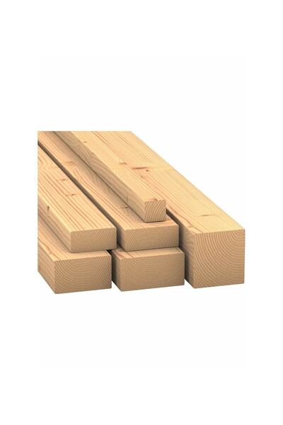 Ahşap (4x8 cm x 50 cm 1 Adet) Ladin Çıta Ahşap Taslak Tahta Blok ve Kereste