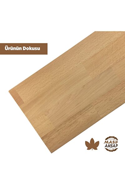 WOODLIFE Kayın Ahşap Plaka - 1. Sınıf Masif Panel Eni 70cm - Boyu 110cm - Kal...