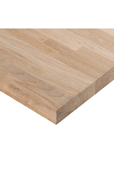 iAhşap (EBAT 30X90 CM-KALINLIK 30 MM-1 ADET) Kayın Ahşap Masif Panel Plaka Ta...
