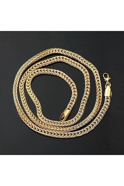 The Collection Fox Tail Steel Men's Necklace