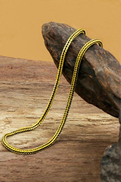 The Collection Tilki Kuyruğu Çelik Erkek Kolye