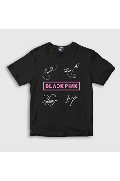 RYO FASHİON BLACK PINK GROUP Παιδικό μπλουζάκι με στάμπα και κοντά μανίκια, Μ...