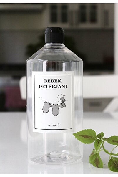 Dem Home Şeffaf Cam Görünümlü Plastik Sabunluk Düzenleyici Bebek Deterjanı Bo...