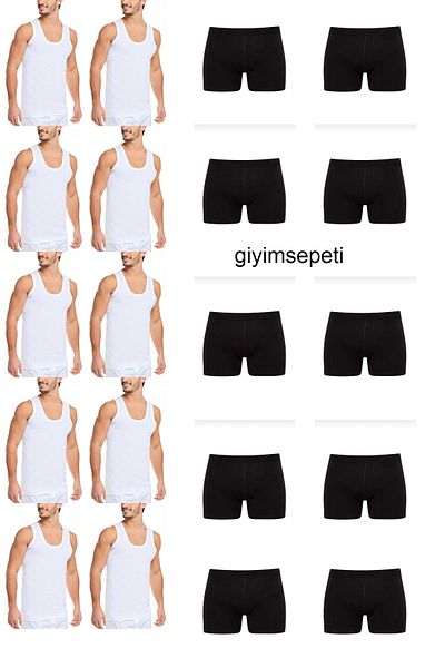 giyimsepeti Ανδρικά εσώρουχα 10 τμχ Ανδρικά Boxers Οικονομική Συσκευασία Σετ εσωρούχων