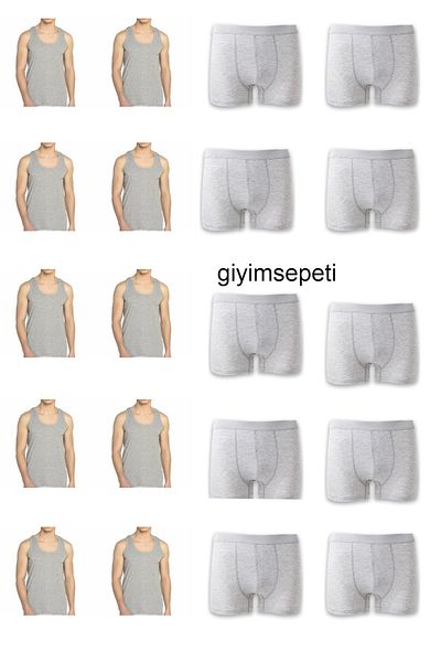 giyimsepeti Ανδρικά εσώρουχα 10 τμχ Ανδρικά Boxers Οικονομική Συσκευασία Σετ εσωρούχων