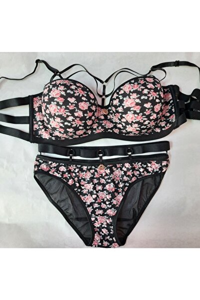 Le Jardin Women's High Waist Unsupported Bra Set