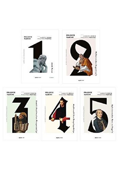 Alfa Yayınları Felsefe Tarihi 5 Kitap Takım, Umberto Eco, Riccardo Fedriga