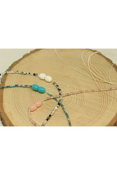 Yasamtohumu Yakut Taşı Küp Şekilli 2.5mm Kolye (SABİT KLİPSLİ)