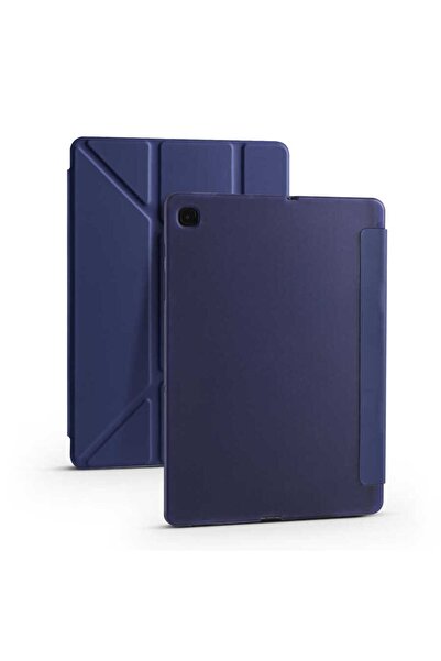 Fuchsia Galaxy Tab A7 10.4 T500 2020 Için Kalemlikli Standlı Katlanabilir Uyk...