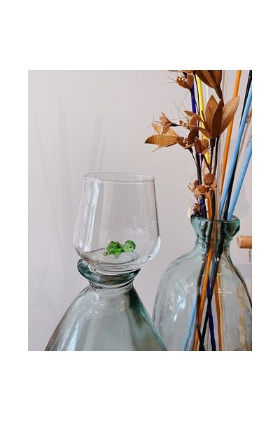 Minizooistanbul Turtle Glass Water Cup