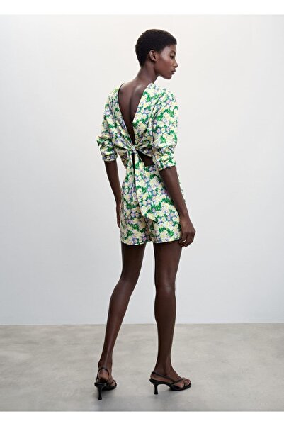 MANGO Woman Çiçek Desenli Bluz