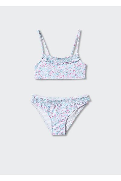 MANGO Kids Bikini mit Rüschendetail