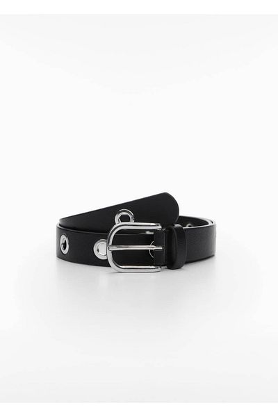 MANGO Woman Metal Perforated Belt