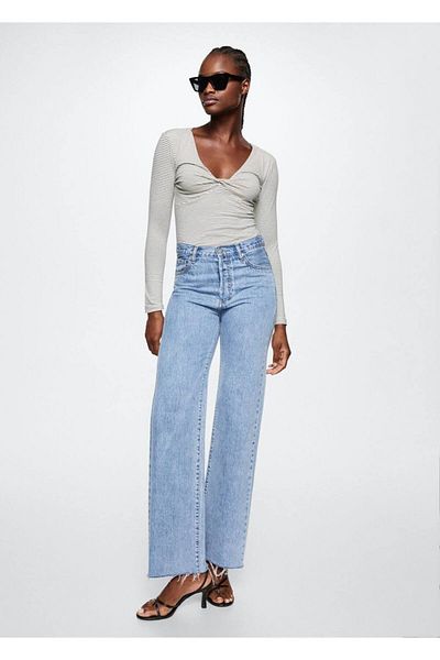 MANGO Woman Tricou cu noduri