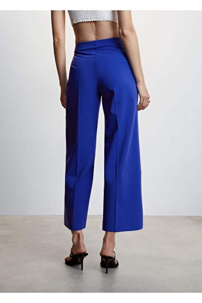 MANGO Woman Düz Kesim Culotte Pantolon