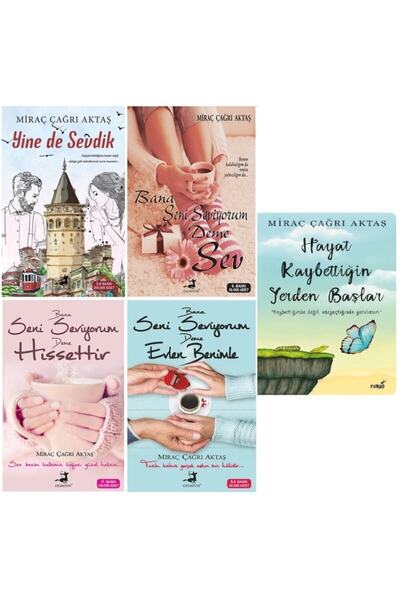 Olimpos Yayınları Miraç Çağrı Aktaş 5 Kitap Set Hayat Kaybettiğin Yerden Başl...