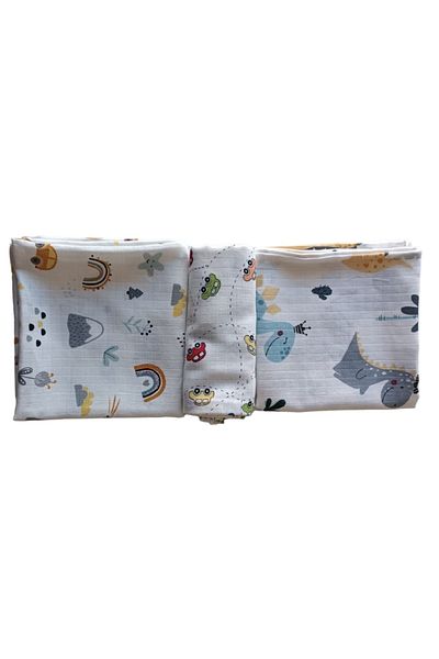 Alpıno ALPINOBABY MUSLIN COVER 85cm*85 cm (3 pieces)