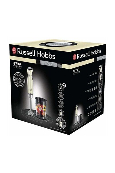 RUSSELL HOBBS 25232-56 خلاط يدوي ريترو - كريمي