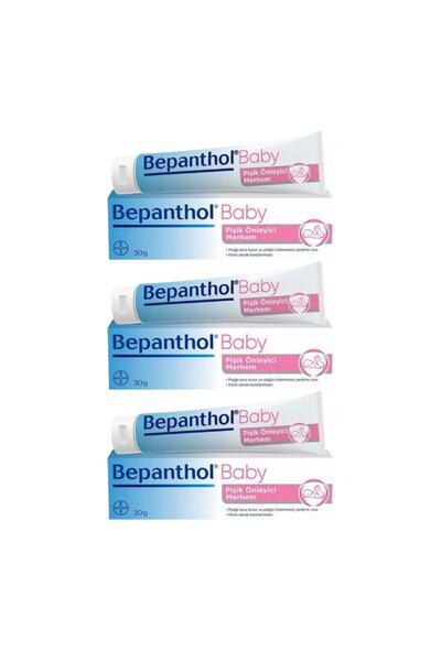 Bepanthol Baby Pişik Önleyici Merhem 30 Gr x3 Adet