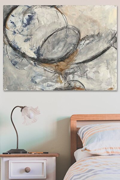 KanvasSepeti Apstraktna slika na platnu sa bodljikavim žicama i slobodom