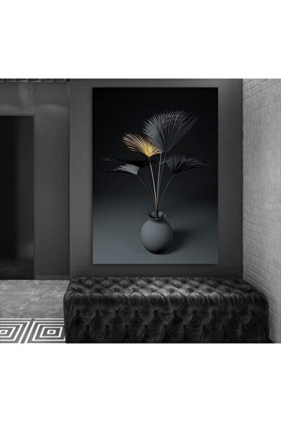 Tablo Deposu Modern Vase Canvas Smiley Painting